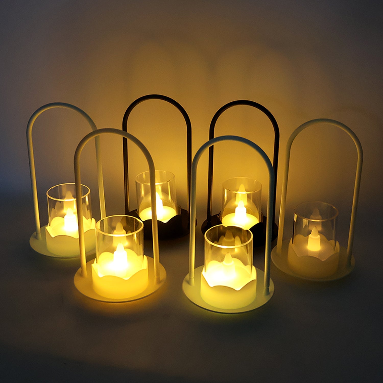Decorative Wind Light Style Plastic Flameless LED Candles (6 Pc) Decorative Wind Light Style Plastic Flameless LED Candles (6 Pc)